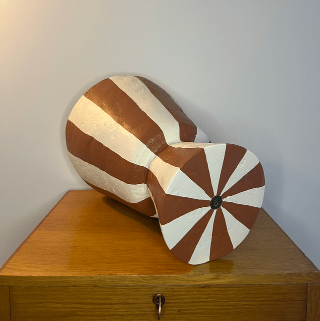 CACHE-POT POMPEÏ • Rayures marron