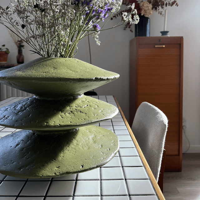 VASE OÏL • Vert